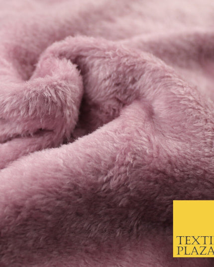 14 COLOURS - Premium Soft Double Sided Cuddle Fleece Fabric Material - 300GSM