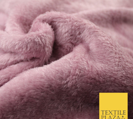 14 COLOURS - Premium Soft Double Sided Cuddle Fleece Fabric Material - 300GSM