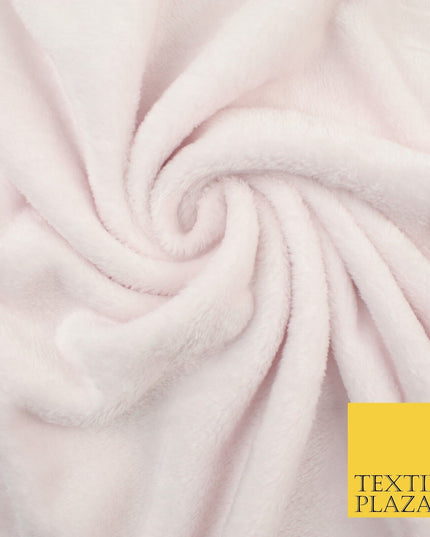 14 COLOURS - Premium Soft Double Sided Cuddle Fleece Fabric Material - 300GSM