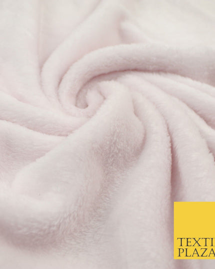 14 COLOURS - Premium Soft Double Sided Cuddle Fleece Fabric Material - 300GSM