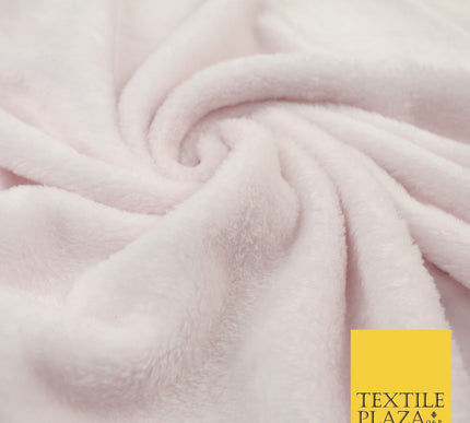 14 COLOURS - Premium Soft Double Sided Cuddle Fleece Fabric Material - 300GSM