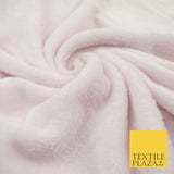 14 COLOURS - Premium Soft Double Sided Cuddle Fleece Fabric Material - 300GSM