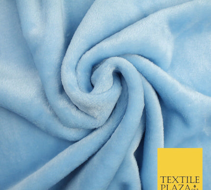 14 COLOURS - Premium Soft Double Sided Cuddle Fleece Fabric Material - 300GSM