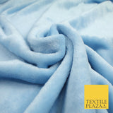 14 COLOURS - Premium Soft Double Sided Cuddle Fleece Fabric Material - 300GSM