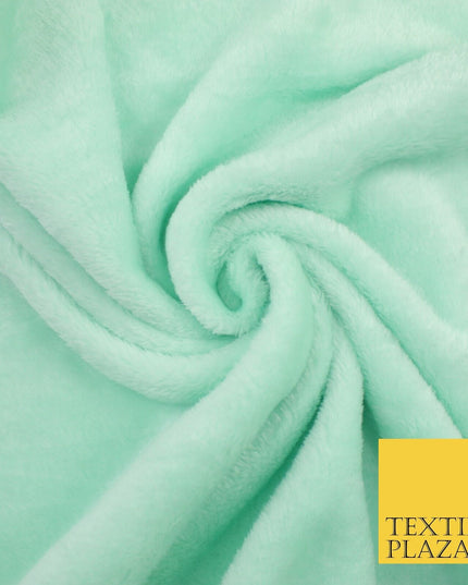 14 COLOURS - Premium Soft Double Sided Cuddle Fleece Fabric Material - 300GSM