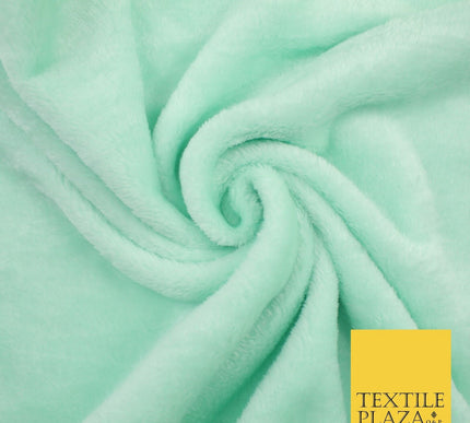 14 COLOURS - Premium Soft Double Sided Cuddle Fleece Fabric Material - 300GSM