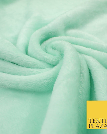 14 COLOURS - Premium Soft Double Sided Cuddle Fleece Fabric Material - 300GSM