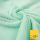 14 COLOURS - Premium Soft Double Sided Cuddle Fleece Fabric Material - 300GSM