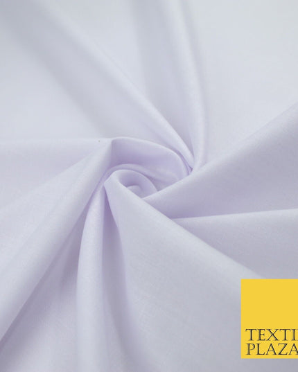 OVER 20 COLOURS - Plain Soft LINEN LOOK 100% Polyester Fabric Dress Craft 45"