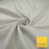 OVER 20 COLOURS - Plain Soft LINEN LOOK 100% Polyester Fabric Dress Craft 45"