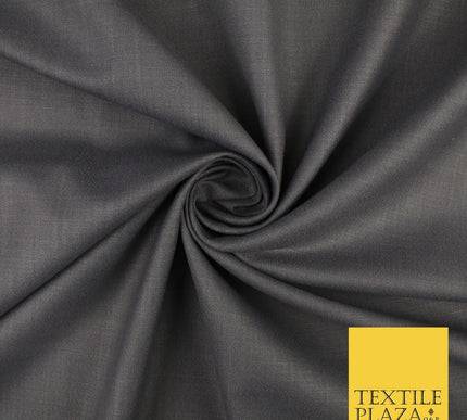 OVER 20 COLOURS - Plain Soft LINEN LOOK 100% Polyester Fabric Dress Craft 45"