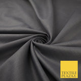 OVER 20 COLOURS - Plain Soft LINEN LOOK 100% Polyester Fabric Dress Craft 45"