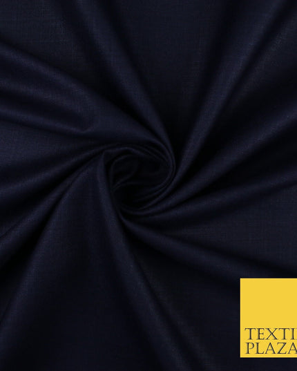 OVER 20 COLOURS - Plain Soft LINEN LOOK 100% Polyester Fabric Dress Craft 45"