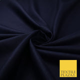 OVER 20 COLOURS - Plain Soft LINEN LOOK 100% Polyester Fabric Dress Craft 45"