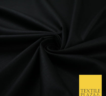 OVER 20 COLOURS - Plain Soft LINEN LOOK 100% Polyester Fabric Dress Craft 45"