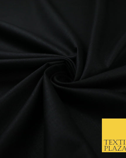 OVER 20 COLOURS - Plain Soft LINEN LOOK 100% Polyester Fabric Dress Craft 45"