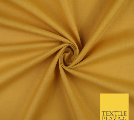 OVER 20 COLOURS - Plain Soft LINEN LOOK 100% Polyester Fabric Dress Craft 45"