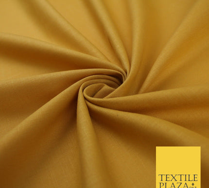 OVER 20 COLOURS - Plain Soft LINEN LOOK 100% Polyester Fabric Dress Craft 45"