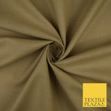 OVER 20 COLOURS - Plain Soft LINEN LOOK 100% Polyester Fabric Dress Craft 45"