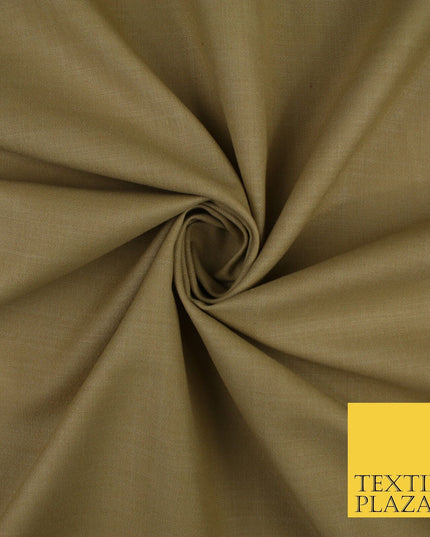 OVER 20 COLOURS - Plain Soft LINEN LOOK 100% Polyester Fabric Dress Craft 45"