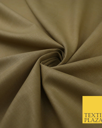 OVER 20 COLOURS - Plain Soft LINEN LOOK 100% Polyester Fabric Dress Craft 45"