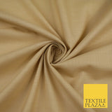 OVER 20 COLOURS - Plain Soft LINEN LOOK 100% Polyester Fabric Dress Craft 45"