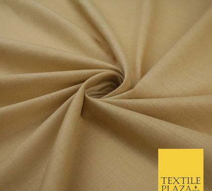 OVER 20 COLOURS - Plain Soft LINEN LOOK 100% Polyester Fabric Dress Craft 45"