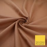 OVER 20 COLOURS - Plain Soft LINEN LOOK 100% Polyester Fabric Dress Craft 45"