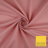 OVER 20 COLOURS - Plain Soft LINEN LOOK 100% Polyester Fabric Dress Craft 45"