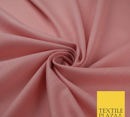 OVER 20 COLOURS - Plain Soft LINEN LOOK 100% Polyester Fabric Dress Craft 45"