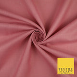 OVER 20 COLOURS - Plain Soft LINEN LOOK 100% Polyester Fabric Dress Craft 45"