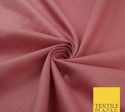 OVER 20 COLOURS - Plain Soft LINEN LOOK 100% Polyester Fabric Dress Craft 45"