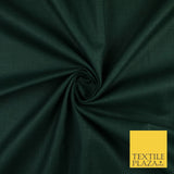 OVER 20 COLOURS - Plain Soft LINEN LOOK 100% Polyester Fabric Dress Craft 45"