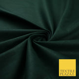 OVER 20 COLOURS - Plain Soft LINEN LOOK 100% Polyester Fabric Dress Craft 45"