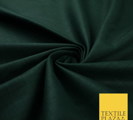 OVER 20 COLOURS - Plain Soft LINEN LOOK 100% Polyester Fabric Dress Craft 45"