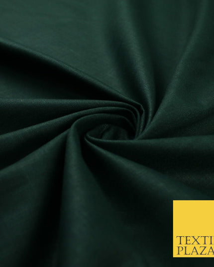 OVER 20 COLOURS - Plain Soft LINEN LOOK 100% Polyester Fabric Dress Craft 45"