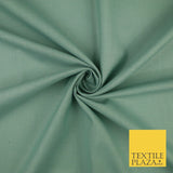 OVER 20 COLOURS - Plain Soft LINEN LOOK 100% Polyester Fabric Dress Craft 45"