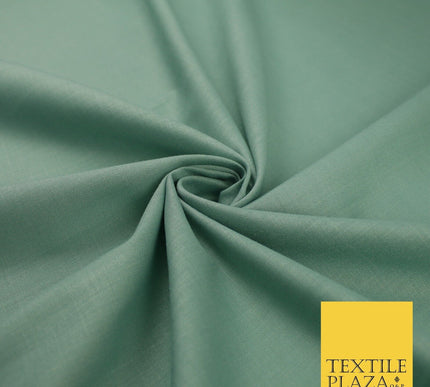 OVER 20 COLOURS - Plain Soft LINEN LOOK 100% Polyester Fabric Dress Craft 45"