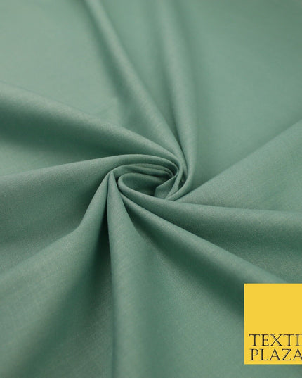 OVER 20 COLOURS - Plain Soft LINEN LOOK 100% Polyester Fabric Dress Craft 45"