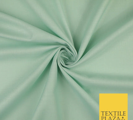 OVER 20 COLOURS - Plain Soft LINEN LOOK 100% Polyester Fabric Dress Craft 45"