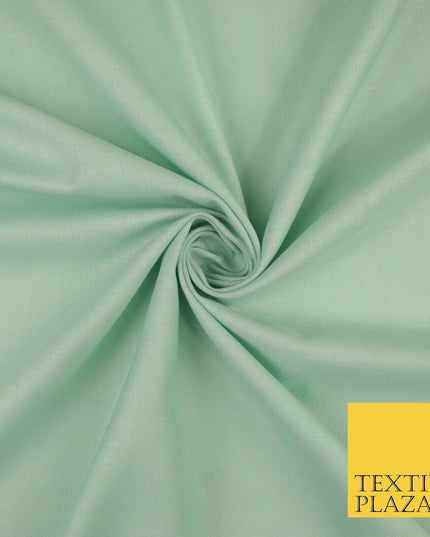 OVER 20 COLOURS - Plain Soft LINEN LOOK 100% Polyester Fabric Dress Craft 45"