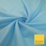 OVER 20 COLOURS - Plain Soft LINEN LOOK 100% Polyester Fabric Dress Craft 45"