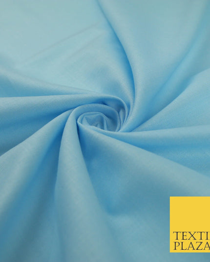 OVER 20 COLOURS - Plain Soft LINEN LOOK 100% Polyester Fabric Dress Craft 45"