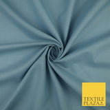 OVER 20 COLOURS - Plain Soft LINEN LOOK 100% Polyester Fabric Dress Craft 45"
