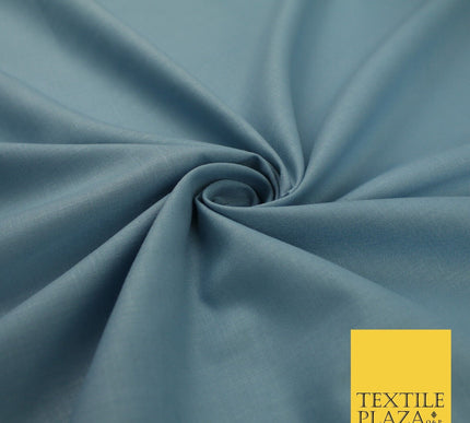 OVER 20 COLOURS - Plain Soft LINEN LOOK 100% Polyester Fabric Dress Craft 45"