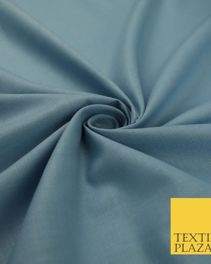 OVER 20 COLOURS - Plain Soft LINEN LOOK 100% Polyester Fabric Dress Craft 45"