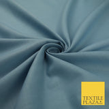OVER 20 COLOURS - Plain Soft LINEN LOOK 100% Polyester Fabric Dress Craft 45"