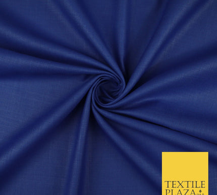 OVER 20 COLOURS - Plain Soft LINEN LOOK 100% Polyester Fabric Dress Craft 45"