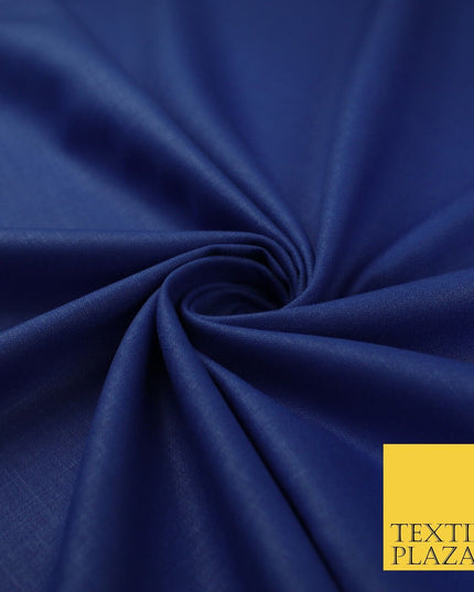 OVER 20 COLOURS - Plain Soft LINEN LOOK 100% Polyester Fabric Dress Craft 45"