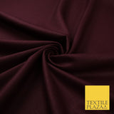 OVER 20 COLOURS - Plain Soft LINEN LOOK 100% Polyester Fabric Dress Craft 45"